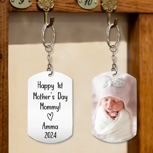 1st Mother's Day Keychain - Cherished Gift for New Moms | Suartprinting