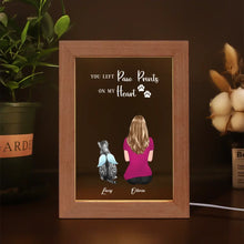 Personalized Cat Memorial Frame Lamp for Her - Suartprinting
