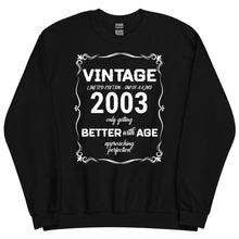 Custom 21st Birthday Sweatshirt Black - Best Gift for Him - Suartprinting