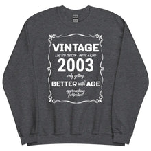 Custom 21st Birthday Sweatshirt Grey - Best Gift for Him - Suartprinting