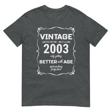 Custom 21st Birthday T-Shirt Grey - Best Gift for Him - Suartprinting