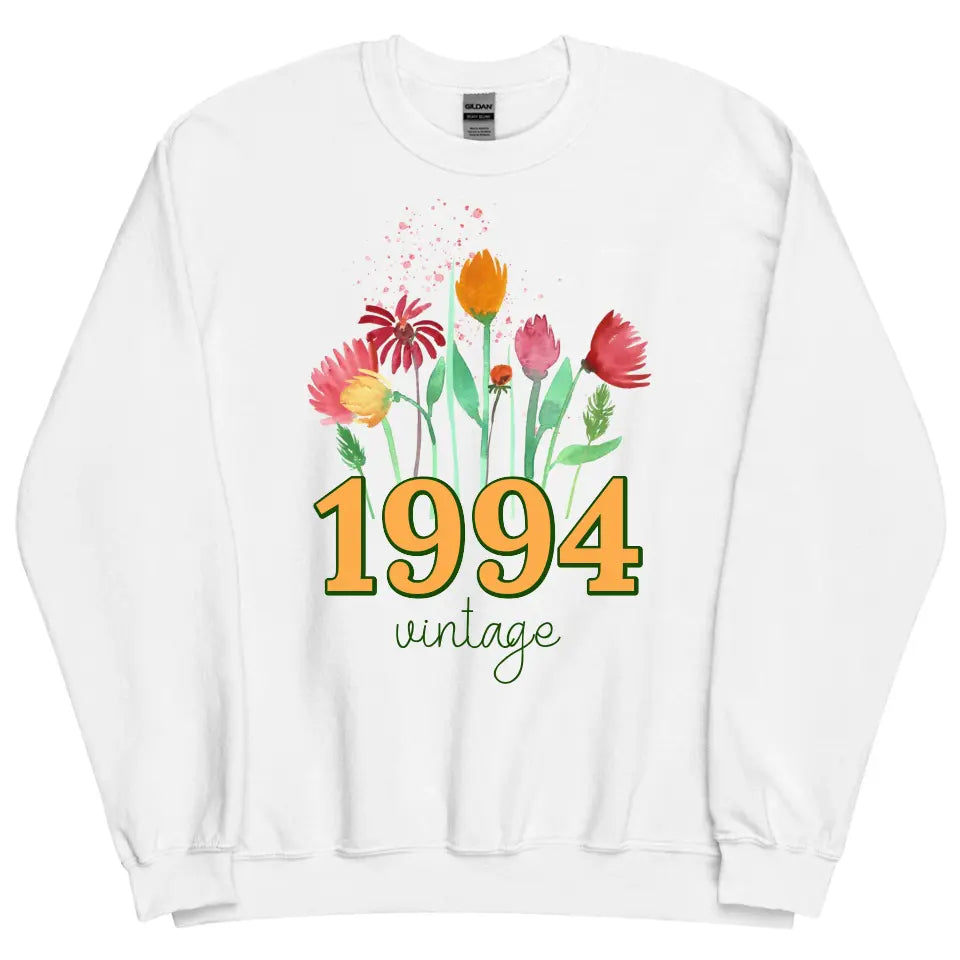 Custom 30th Birthday Sweatshirt - Gift for Her - Suartprinting