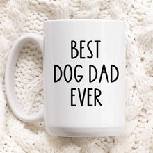 Custom Best Dog Dad Ever Mug with Dog Face Front - Suartprinting
