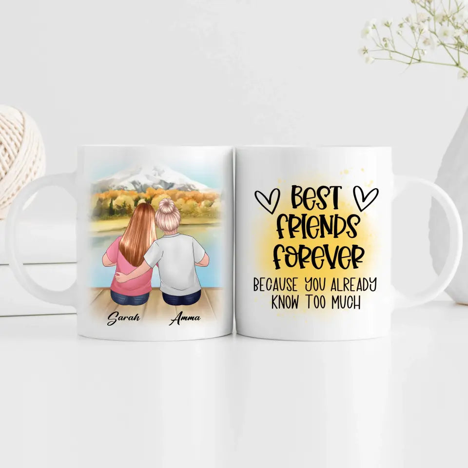 Custom Best Friend Mug | Thoughtful Friendship Gift - Suartprinting