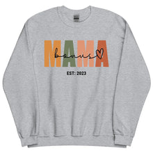 Bonus Mama Custom Sweatshirt for Bonus Moms Grey - Suartprinting