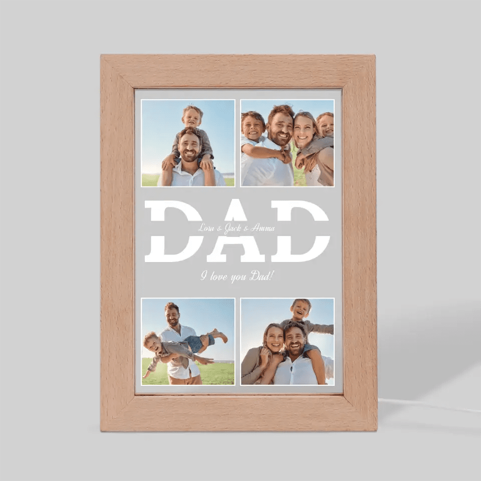 Custom Photo Frame Lamp - Father's Day Gift - Suartprinting