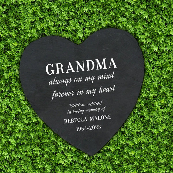 Grandmother Memorial Garden Stone - Suartprinting Tribute