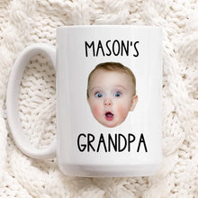 Grandpa's Baby Face Custom Photo Mug 15oz - Suartprinting