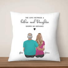 Custom Long Distance Dad-Daughter Pillow Gift - Suartprinting