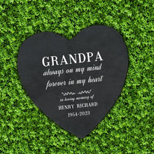 Memorial Garden Stone for Grandpa - Tribute Gift | Suartprinting