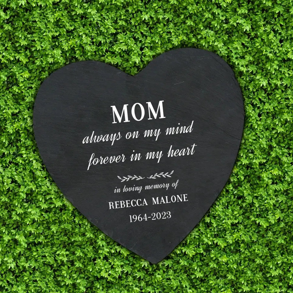 Mom Memorial Garden Stone for Loving Memory - Suartprinting