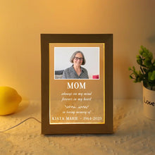 Mom Memorial Photo Lamp for Heartfelt Remembrance - Suartprinting