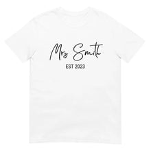Custom Mrs. Shirt for Brides White - Suartprinting Exclusive