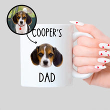 Custom Pet Face Mug for Dog or Cat Dad - Suartprinting