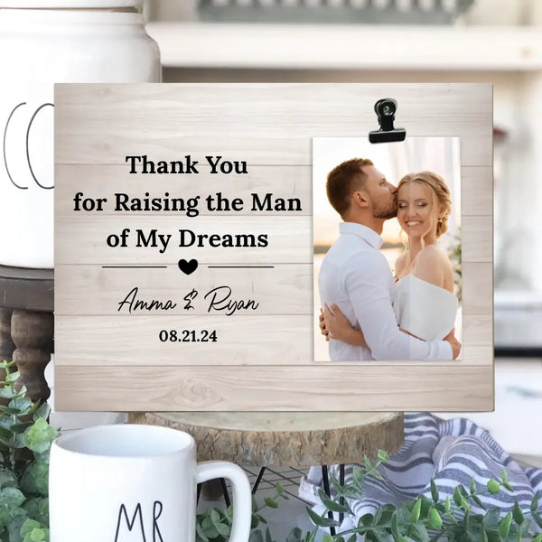 Custom Photo Clip Frame for Mother-in-Law | Thoughtful Present | Suartprinting