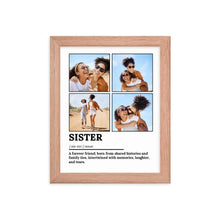 Custom Sister Definition Photo Wall Art - Birthday Gift - Suartprinting