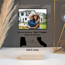 Acrylic Plaque Dad Daughter Long Distance Gift - Suartprinting
