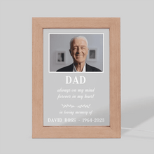 Dad Memorial Photo Lamp for Father's Memory - Suartprinting