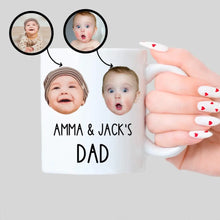 Dad's Baby Face Mug, A Cherished Gift - Suartprinting