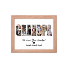 Grandpa Collage Photo Wall Art - Father's Day Gift - Suartprinting