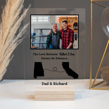Acrylic Plaque for Dad & Son - Long Distance Gift - Suartprinting