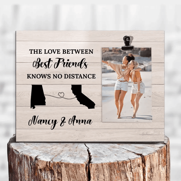 Long Distance Friendship Photo Clip Frame Gift - Suartprinting