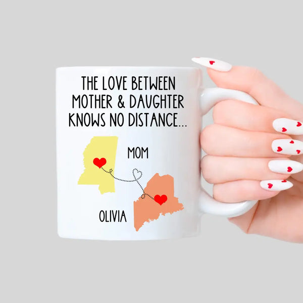 Mother's Day Mug from Daughter, Long Distance Gift 11oz - Suartprinting