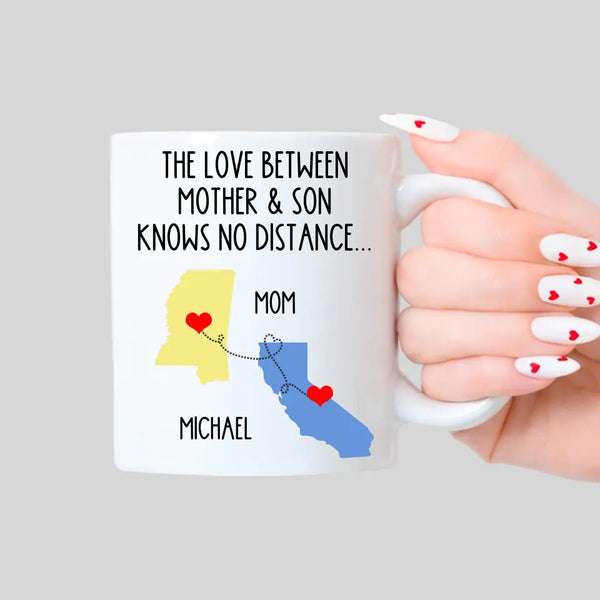 Mother's Day Long Distance Mug Gift from Son 11oz - Suartprinting