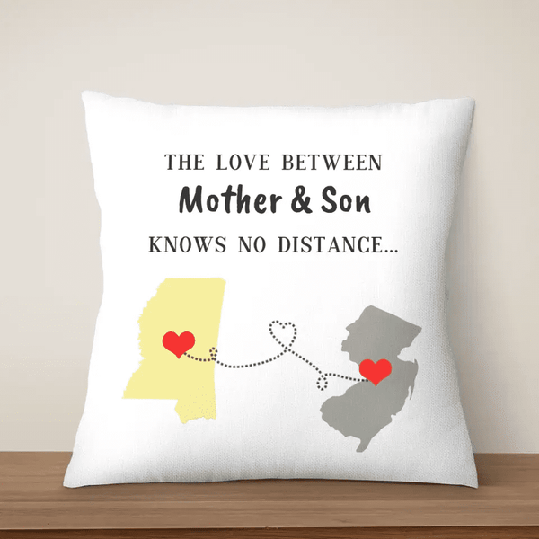 Long Distance Mother & Son Relationship Pillow - Suartprinting