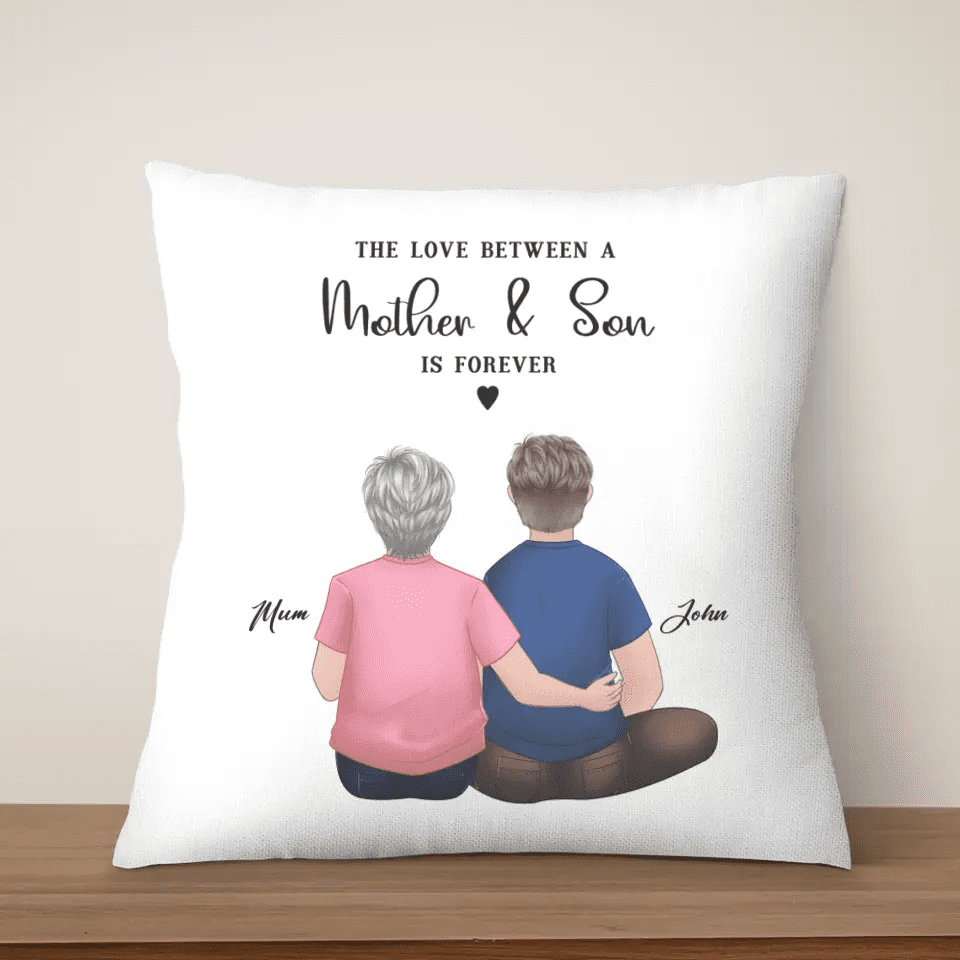 Mother's Day Custom Pillow from Son - Suartprinting Gift