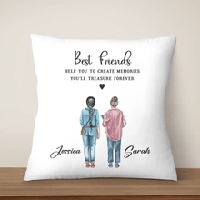 Personalized 2 Student Friends Pillow - Gift for Friend - Suartprinting