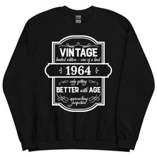Personalized 60th Birthday Sweatshirt Black - Gift for Him - Suartprinting