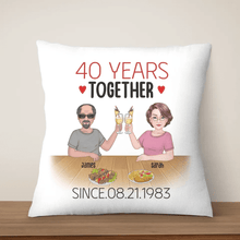 Personalized Anniversary Pillow - Gift for Couple - Suartprinting