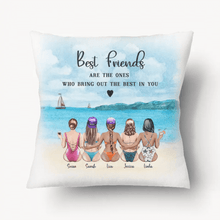 Personalized Beach Girls Friends Pillow Case - Suartprinting