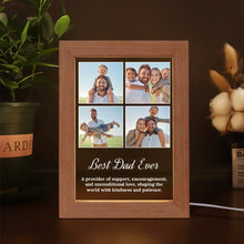 Father's Day Photo Present - Personalized Frame Lamp - Suartprinting 