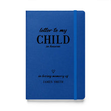 Personalized Child Grief Journal Notebook Blue - Suartprinting