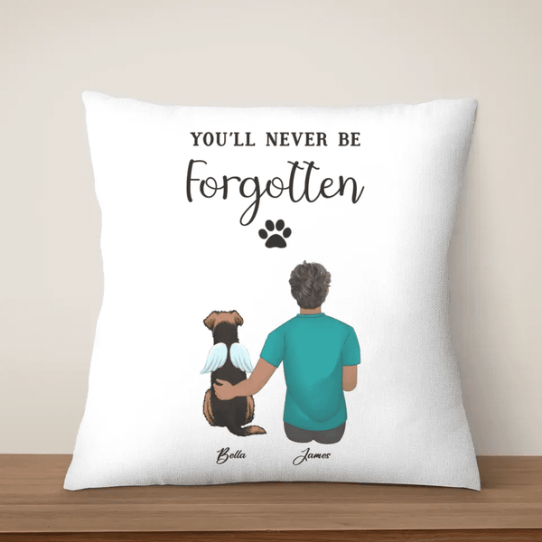 Dog Memorial Personalized Pillow for Him - Suartprinting