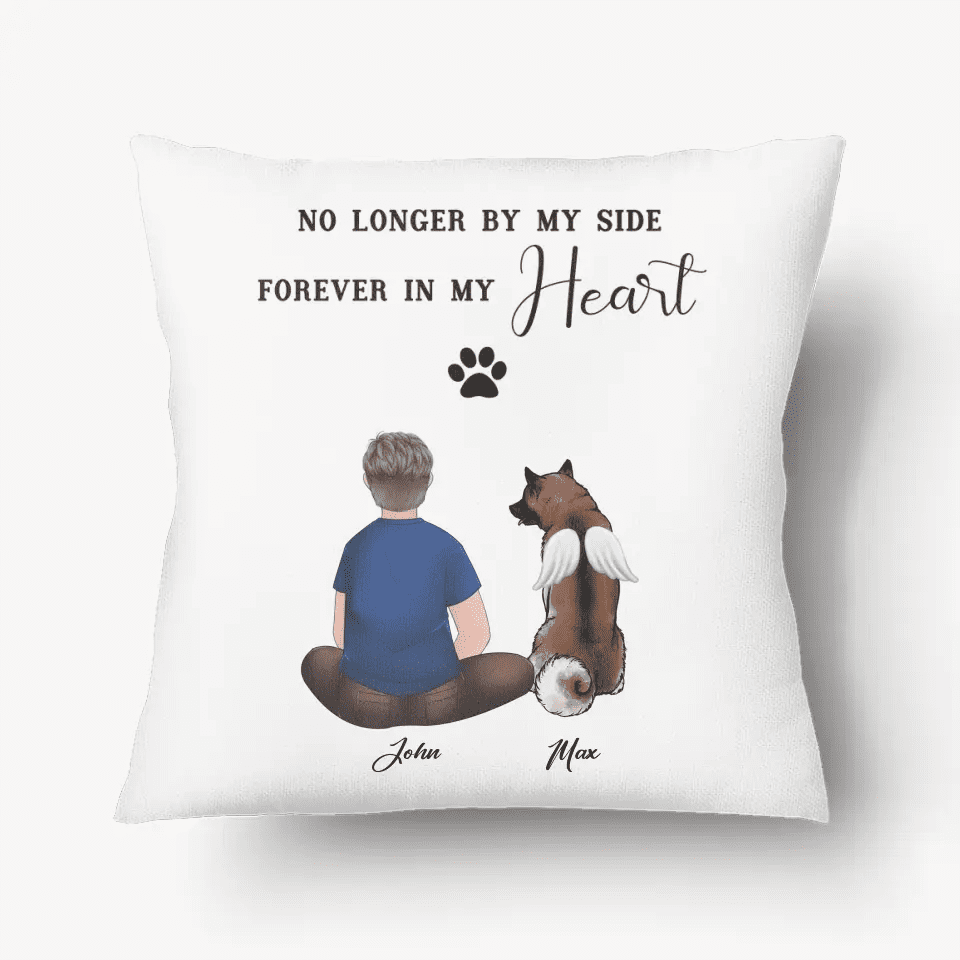 Dog Remembrance Personalized Pillow Case for Him - Suartprinting