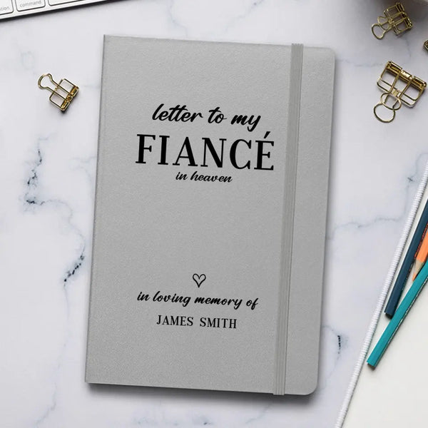 Personalized Fiancé Grief Journal Notebook - Suartprinting