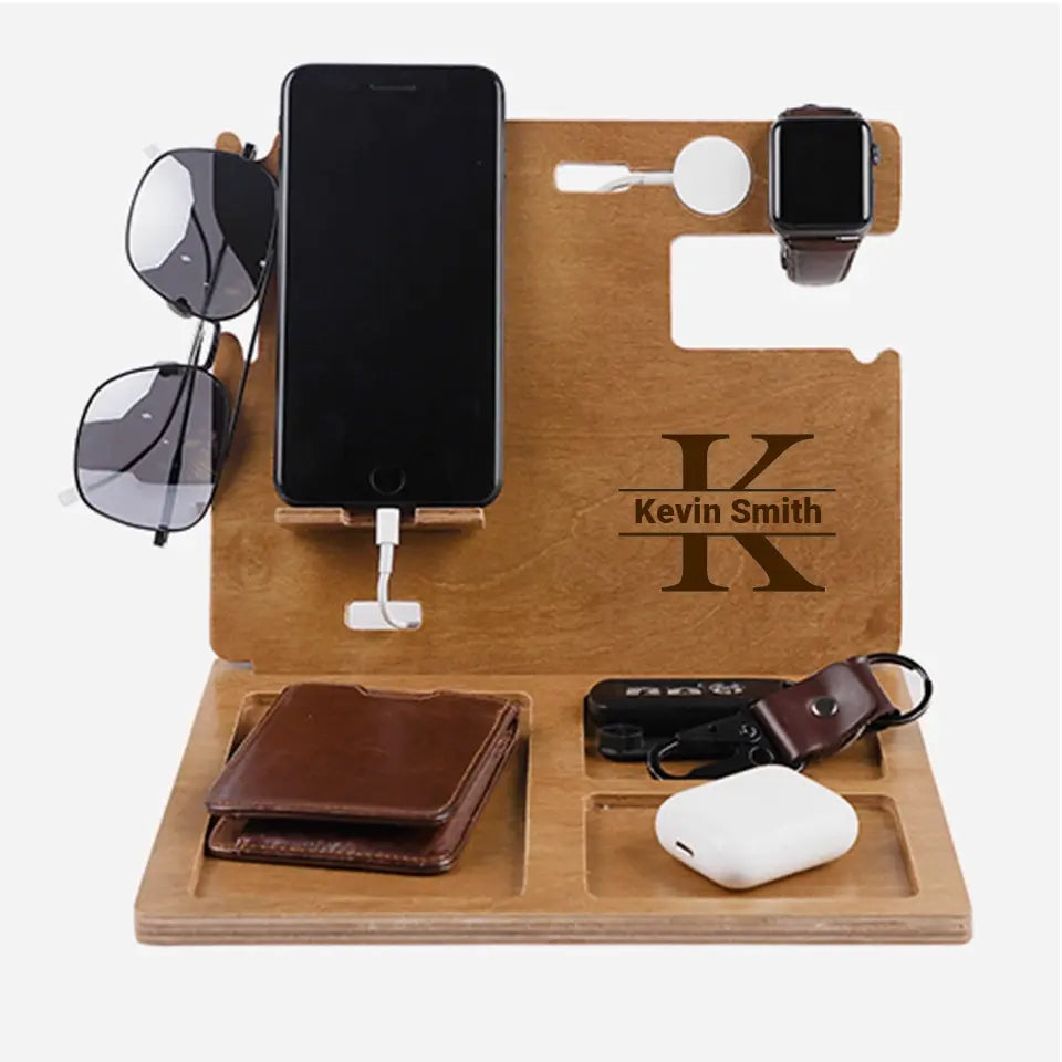 Personalized Men's Docking Station - Unique Gift - Suartprinting