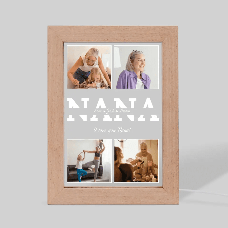 Personalized Photo Lamp Gift for Nana - Suartprinting