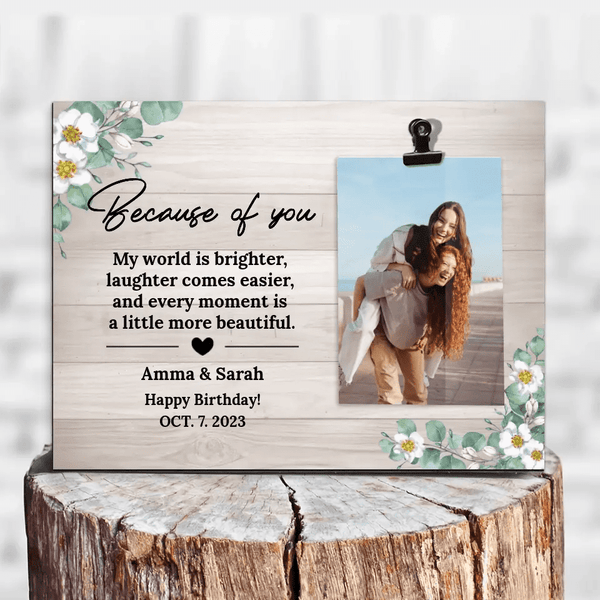 Personalized Picture Clip Frame for Friends | Birthday Gift - Suartprinting