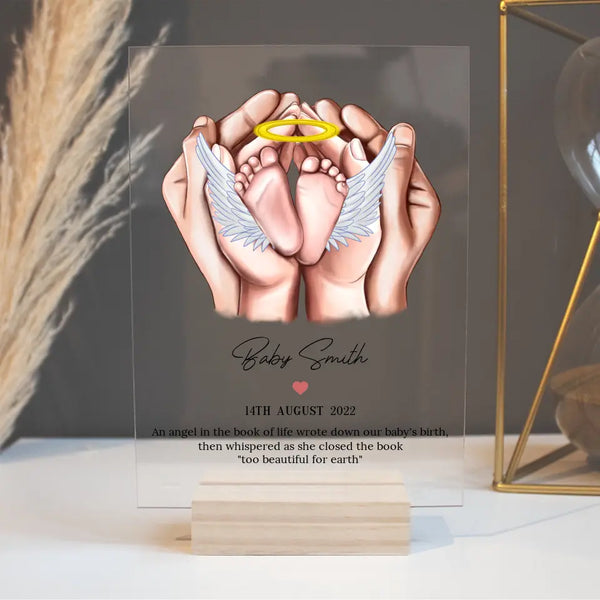 Pregnancy Loss Memorial Acrylic Plaque - Suartprinting Gift