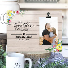 Custom Couples Photo Clip Frame - Gift for Couple - Suartprinting