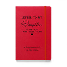 Custom Daughter Loss Sympathy Notebook - Memorial Gifts - Suartprinting