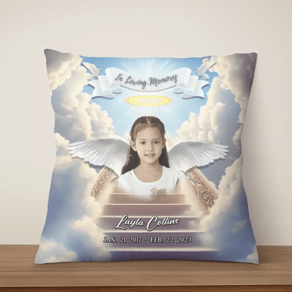 Custom Daughter Loss Honorary Pillow - Memorial Gifts - Suartprinting