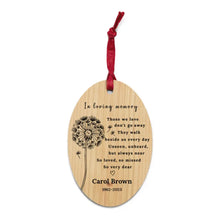 Customized Family Sympathy Ornament - Memorial Gifts - Suartprinting