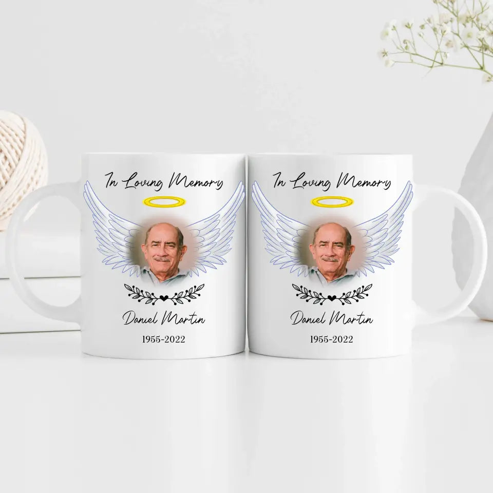 Custom Memorial Mug for the Loss of Loved One - Memorial Gifts - Suartprinting