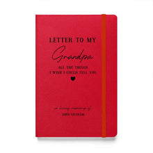  Custom Sympathy Grandpa Journal Notebook - Memorial Gifts - Suartprinitng