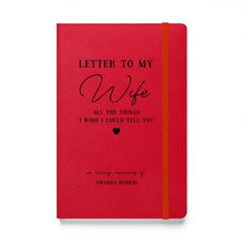 Custom Wife Loss Grief Journal Notebook - Memorial Gifts - Suartprinting